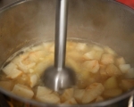 Супа от целина и ябълки с пушена скумрия 2