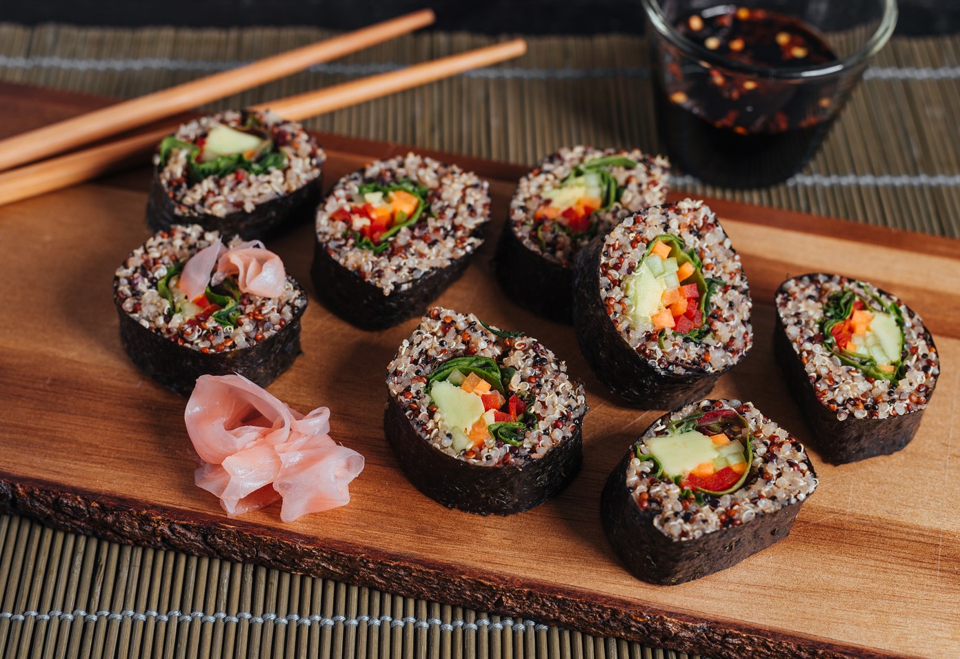 Рецепта за Вегетарианско суши с киноа от Лагароне - Бон Апети